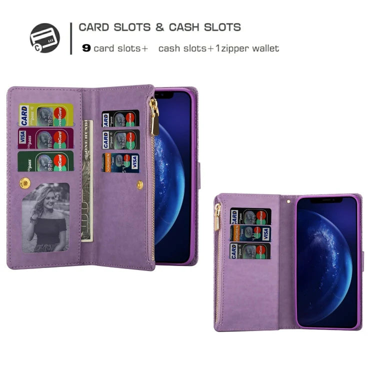 iPhone 11 Pro Glitter Flip Wallet Case