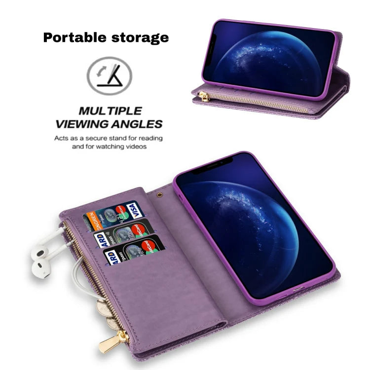 iPhone 11 Pro Glitter Flip Wallet Case