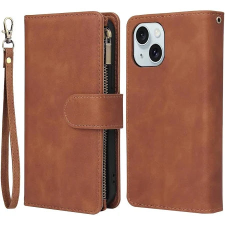 iPhone 15 Multi Wallet Case With Zip