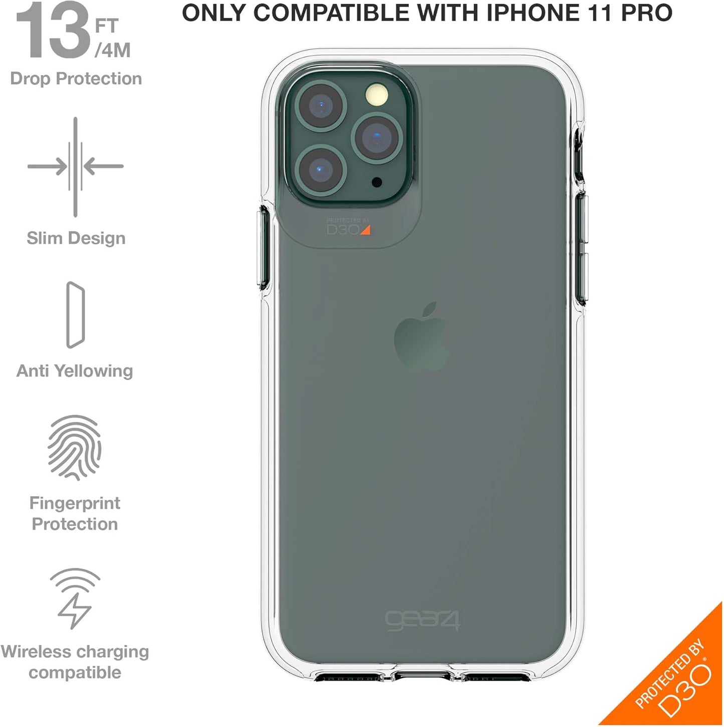 iPhone 11 Pro Gear 4 Clear MagSafe Case