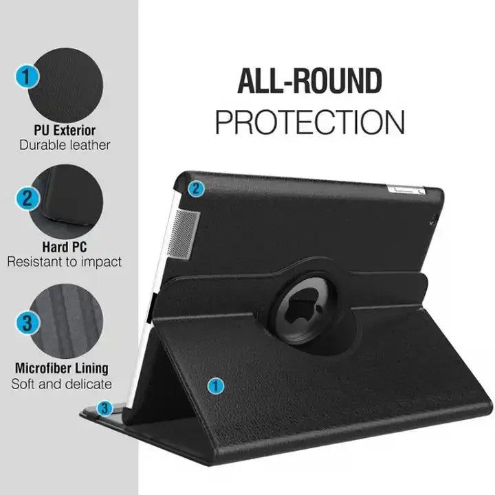 360" Rotation Flip Cover for Samsung Tablet