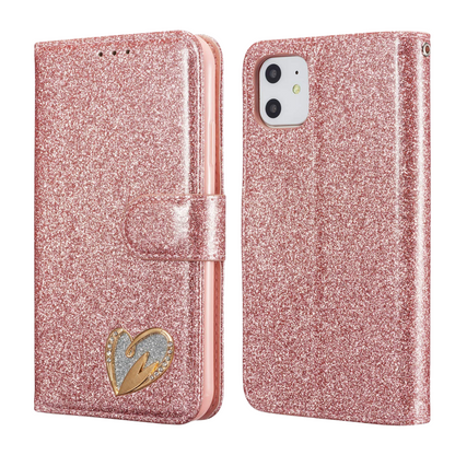 iPhone 11 Glitter Flip Wallet Case
