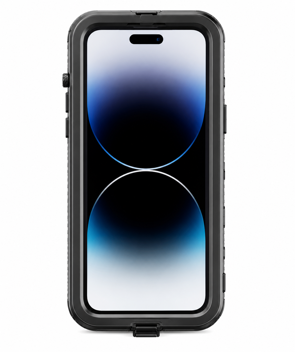 Front view of BitzShield Armor Series Waterproof Case for iPhone 15 Pro Max