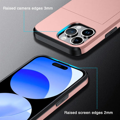 BitzShield Card Slide Series Case featuring hidden card storage and shockproof protection