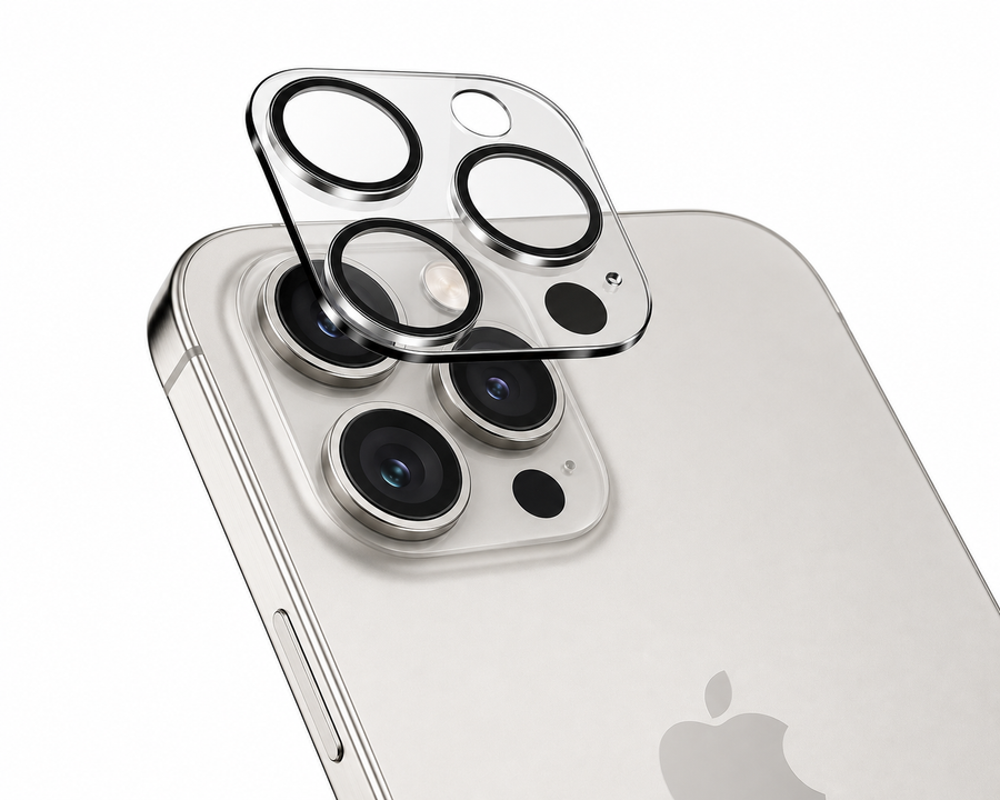 BitzShield full cover camera lens protector for iPhone triple camera system