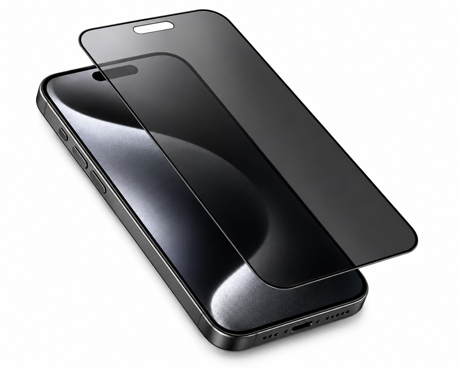BitzShield privacy tempered glass screen protector