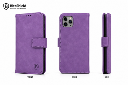 BitzShield wallet case card slots and cash pocket