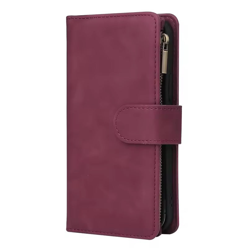 BitzShield Zip Wallet Series premium wallet phone case with card storage and zippered pocket